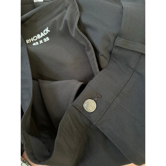 Rhoback Men's Navy Blue Performance Chino Pants Size 42X32 - Picture 6 of 9